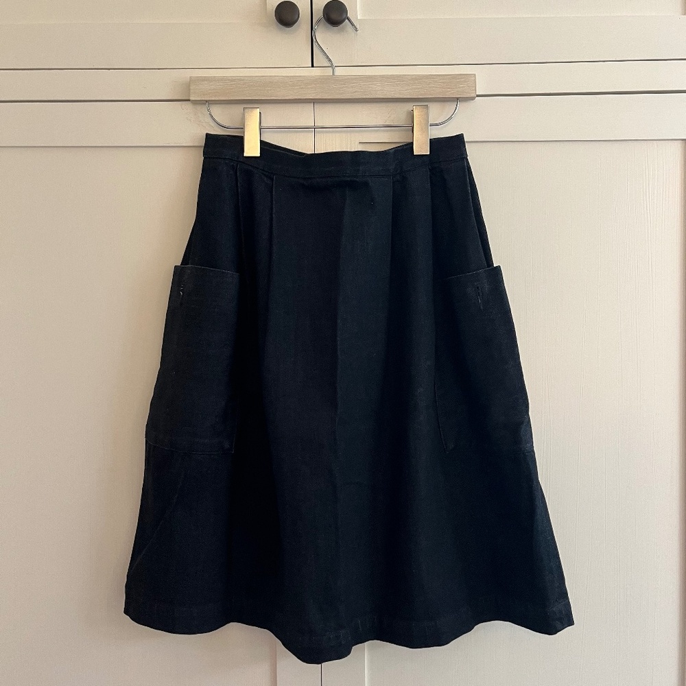 UNIQLO Jean Midi Skirt